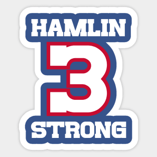 Buffalo Bills Hamlin Strong Sticker